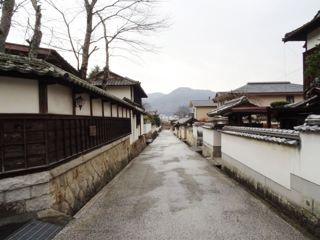 備中高梁の武家屋敷通り