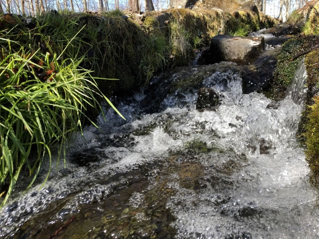 山梨県北杜市の三分一湧水